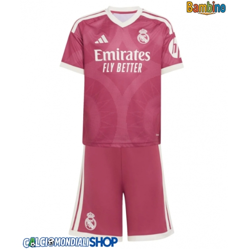 Maglie da calcio Real Madrid Terza Maglia Bambino 2026-27 Manica Corta + Pantaloni corti)